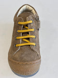 Bottines Naturino cocoon zip nubuck Brown ocre