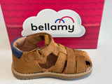 Sandalettes Bellamy Pierro Camel marine