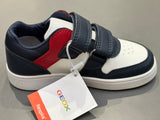 Chaussures basses Geox scratch B eclyper A B565LA C4211 navy White rouge