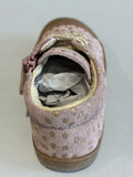 Bottines Naturino cocoon zip nubuck rose faon or