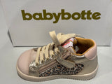 Bottines Babybotte Frida 8028B066 léopard rose bronze