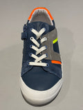 Chaussures basses Bellamy Dane jeans gris orange