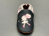 Chaussons Robeez dancing mouse marine rose