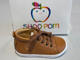 Bottines Shoo pom Bouba zip lace Camel