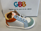 Bottines GBB Falmard 27335AN651 blanc vert orange bleu jaune