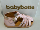 Sandalettes Babybotte Guppy 6067B047 cœurs rose