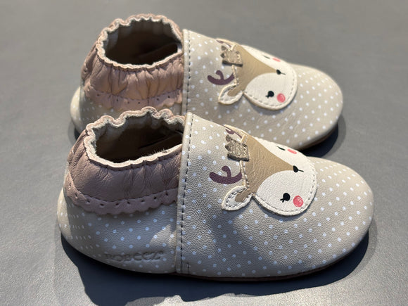 Chaussons Robeez fancy snow beige clair