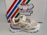 Bottines Shoo pom Joggy scratch Copper Léo pink