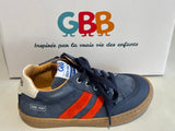 Bottines GBB Accueillant bleu orange beige