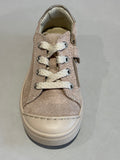 Chaussures basses Bellamy indy beige paillette