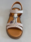 Sandalettes GBB Muria rose cerise beige