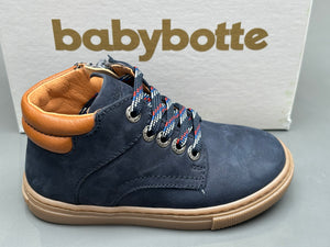 Bottines Babybotte 5261B002 Archie fatty blu bleu H24