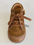 Bottines Shoo pom Tom zip lace Camel cappuccino