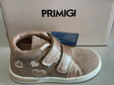 Bottines Primigi 2406011 nubuck rose cœurs
