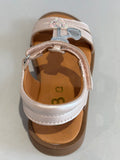 Sandalettes GBB Muria rose cerise beige