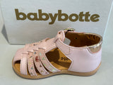 Sandalettes Babybotte Guppy 6067B047 cœurs rose