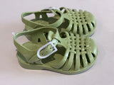 Sandalettes Méduse olive