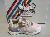 Baskets Shoo pom Joggy scratch rose nacre poudre 2