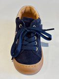 Bottines Babybotte Argo sport 9012B002 marine nubuck paillettes rose