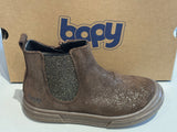 Boots Sebestar marron brillant