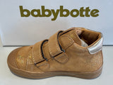 Bottines Babybotte Aurevoir scratch 9124B038 cognac