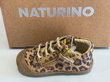 Bottines Naturino cocoon zip brown léopard