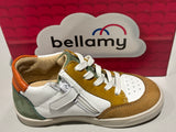 Bottines Bellamy Boby blanc Camel vert