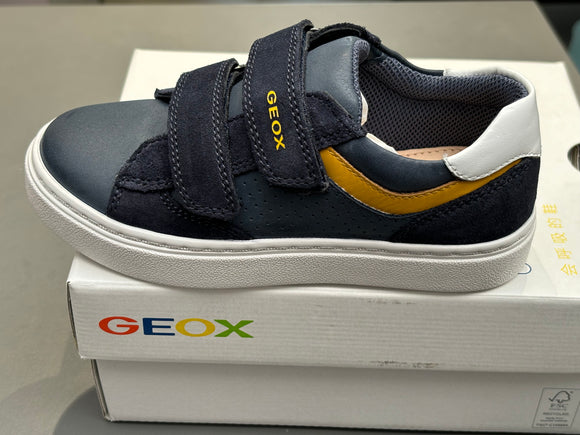 Chaussures basses Geox J45ECB j nashik b navy yellow