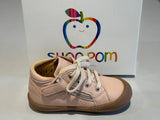 Bottines Shoo pom Gizmo rose zip lace