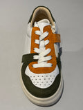 Chaussures basses Bellamy Ritmic kaki blanc orange