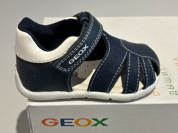 Sandalettes Geox B451PC b elthan b navy white