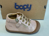 Bottines Bopy Jefloc rose brillant