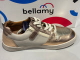 Chaussures basses Bellamy Élodie blanc rose or