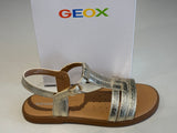 Sandalettes Geox j karly J6535BC2010 platinum