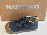 Bottines Naturino cocoon zip pois bleu