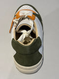 Chaussures basses Bellamy Ritmic kaki blanc orange
