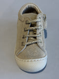 Bottines Naturino cocoon zip platinium or 0012013461042Q08