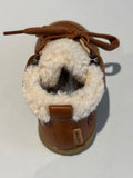 Bottines Shoo pom Bouba zip wool Camel