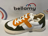 Chaussures basses Bellamy Ritmic kaki blanc orange