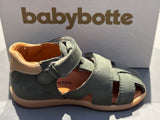 Sandalettes Babybotte Géo scratch 8078B068 kaki Camel