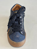 Bottines Babybotte Anto 9066B002 Marine vernis cœurs