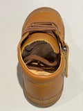 Bottines Shoo Pom Schmilblick zip lace camel