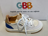Chaussures basses GBB Constant 27661AN350 blanc Camel bleu