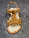 Sandalettes Bopy Ezia cognac or