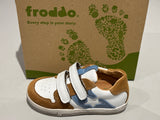 Chaussures basses Froddo Dolvy G2130365-7 blanc cognac bleu