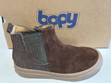 Boots Bopy satine loops marron