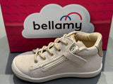 Bottines Bellamy Calika 33100001 beige paillette blanc