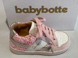 Bottines Babybotte Fidget 8030B017 fuchsia paillettes rose