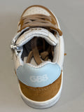 Chaussures basses GBB Hermine 27556AN304 blanc Camel bleu