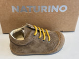 Bottines Naturino cocoon zip nubuck Brown ocre